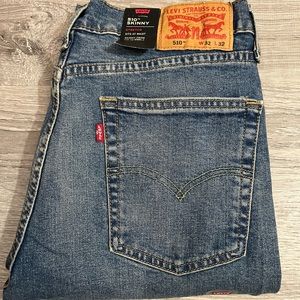 Levi’s 510 skinny 32x32 blue jeans denim